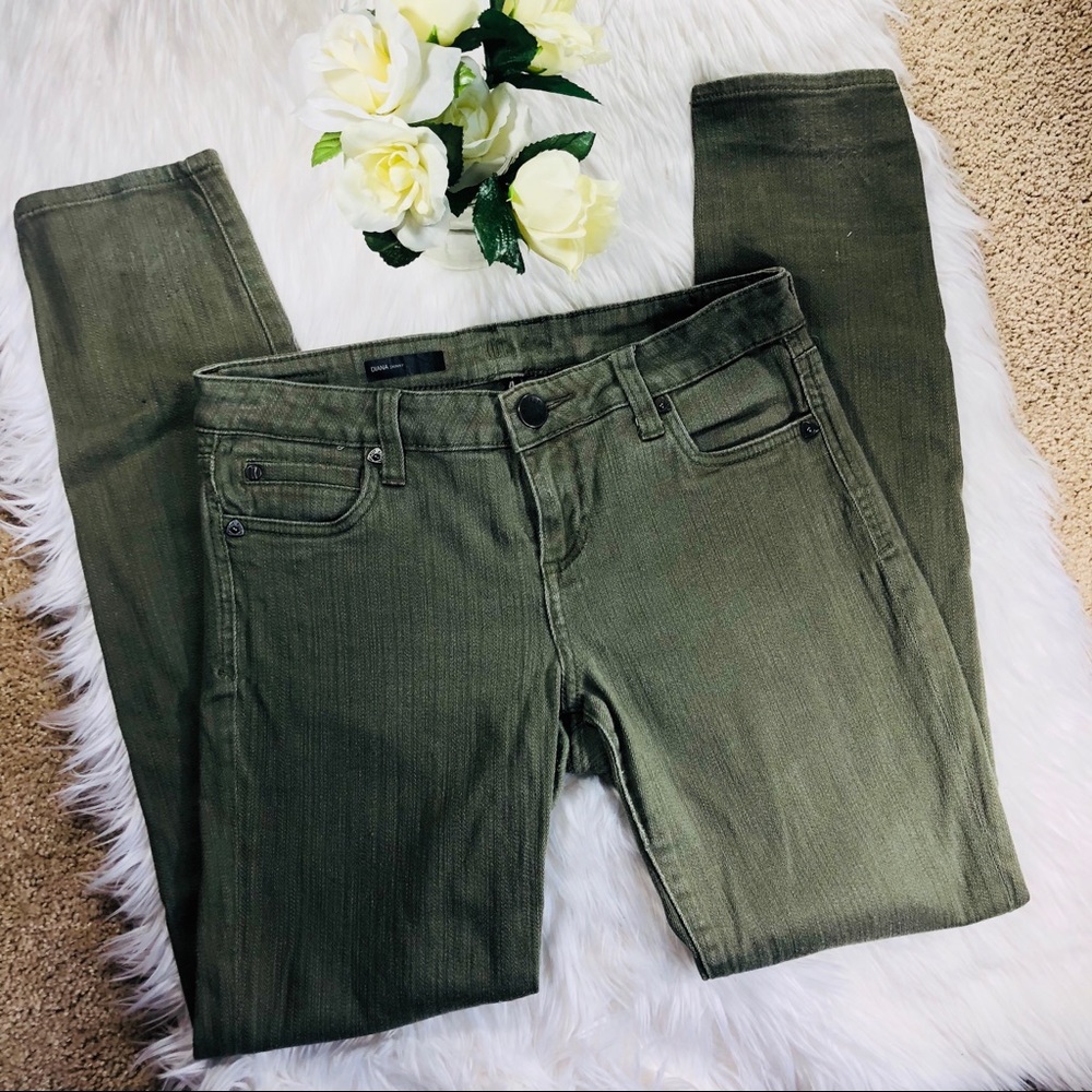 Kut From the Kloth Green Diana Skinny Jeans